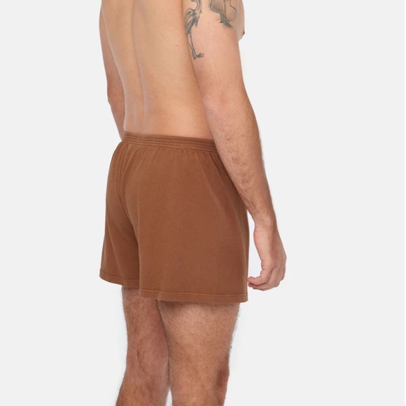 LACAUSA x Anthropologie Gino Boxers in Mocha - Picture 3 of 5